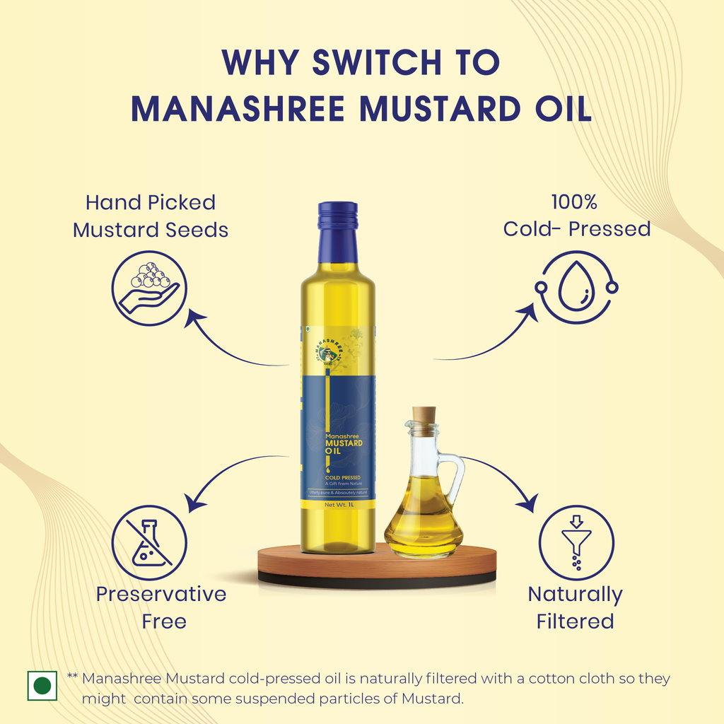 Premium Cold-Pressed Mustard Oil – Self cultivated Seeds
