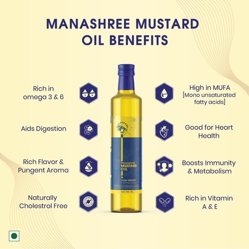 Premium Cold-Pressed Mustard Oil – Self cultivated Seeds