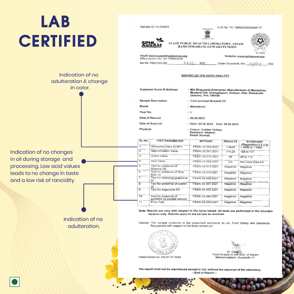 Premium Cold-Pressed Mustard Oil – Self cultivated Seeds