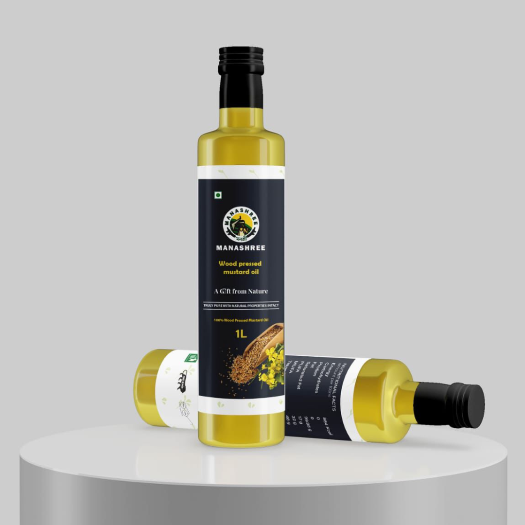 Manashree Wood Pressed Black Mustard Oil